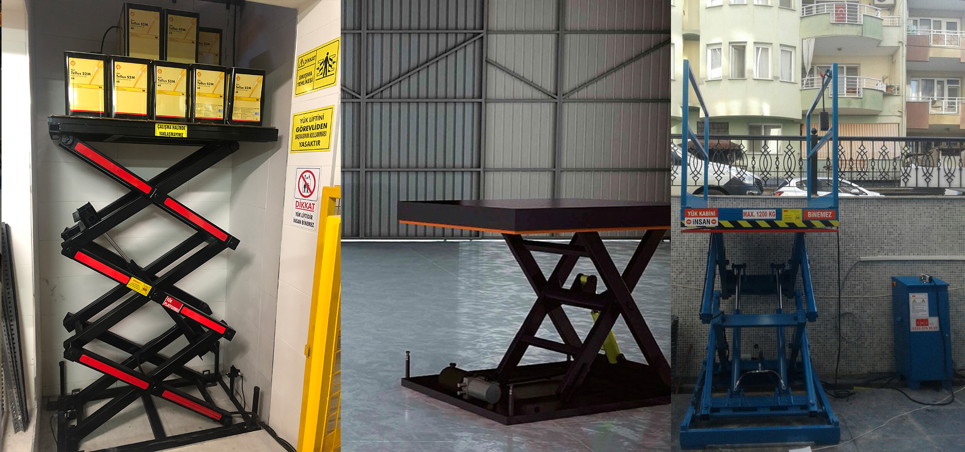 makaslı platform imalatı